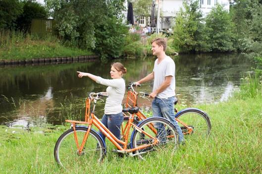 Cycling in Holland with kids