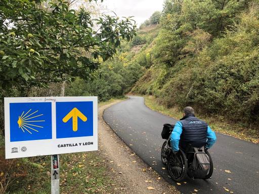 The Camino de Santiago on wheelchair