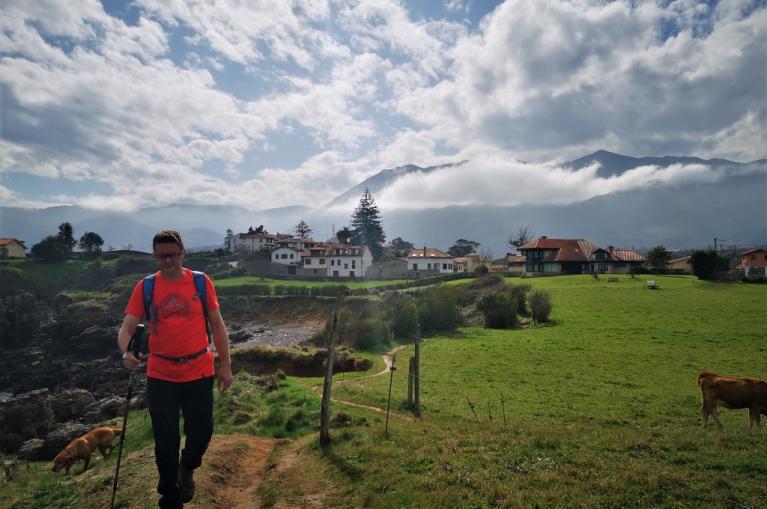 Asturias coast walking