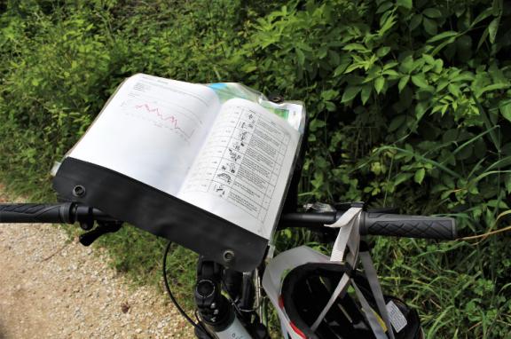 Bike with trip notes