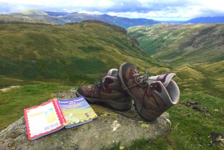 Boots and map_ Coast to Coast_ © c2cpackhorse