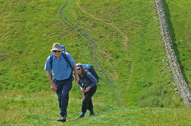 walking along Hadrian's Wall Path - S-Cape Travel