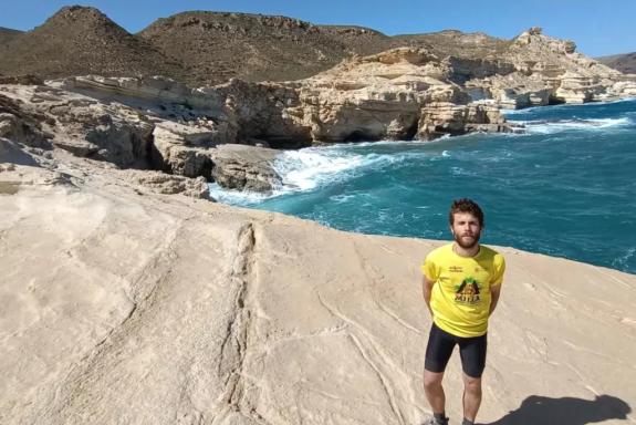 Angel in Cabo de gata
