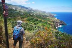 Hikers in La Palma island