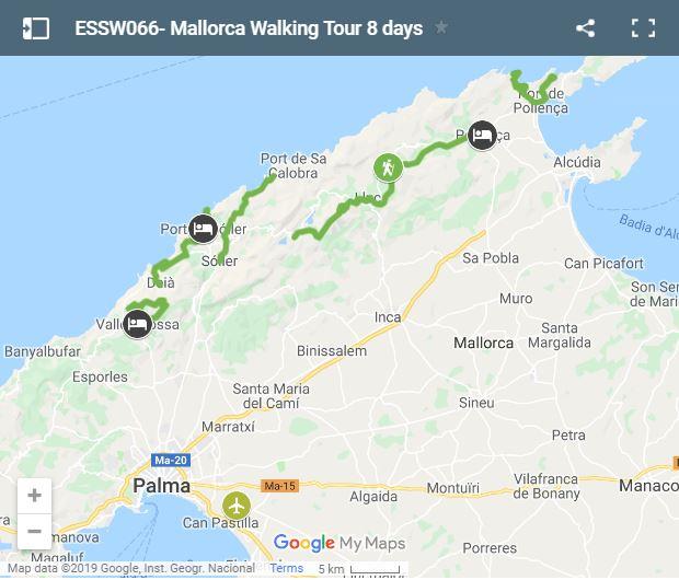 Walking routes in Mallorca