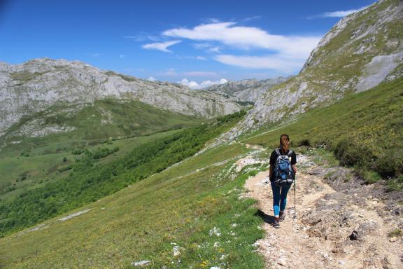 Hiker in Picos de Europa