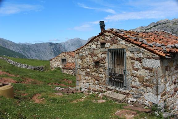 Traditional shepherds hut of Picos de Europa