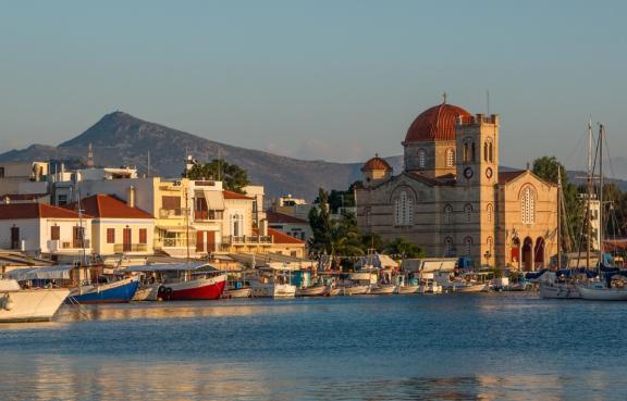Sunset in Aegina