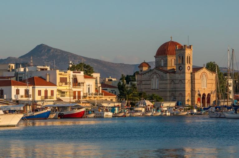 Sunset in Aegina