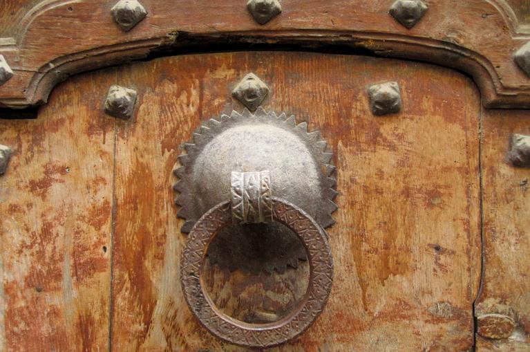 traditional Asturian door
