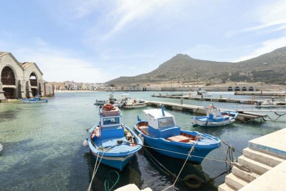 Boats in the port-Sicily