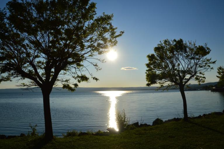 Lake Bolsena sunset