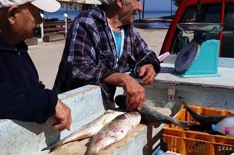 Fishermen in Corfu