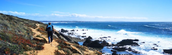 Coastal walking route in the Alentejo