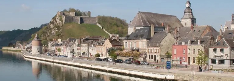 Fort Charlemont above Givet on the Meuse River