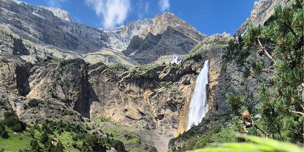 Cinca waterfall in Ordesa NP, Spain