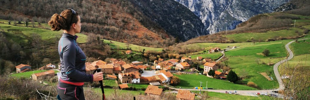 Traditional village in Camino Lebaniego