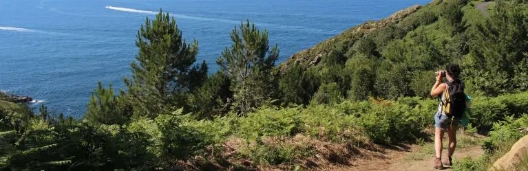 Sea views on the Camino from Bilbao to Santander