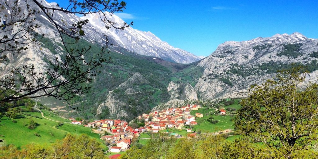 Sotres village in Picos de Europa